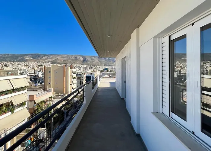 Panoramic Cityscape Maisonette In Agios Dimitrios